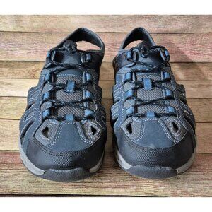 Ozark Trail Men's Hiking Walking Shoe Sandal Blue Gray Size 10 Slip On